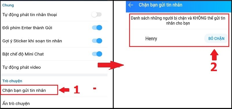 cách chặn tin nhắn zalo 11