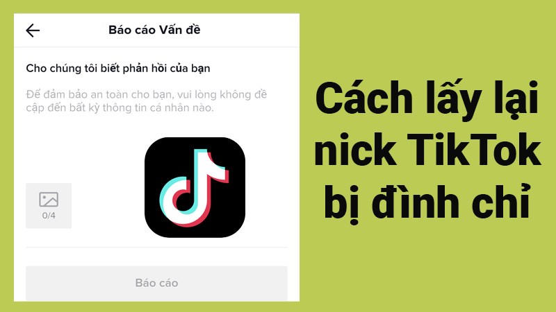 5 bước lấy lại nick TikTok bị đình chỉ cực nhanh, đơn giản