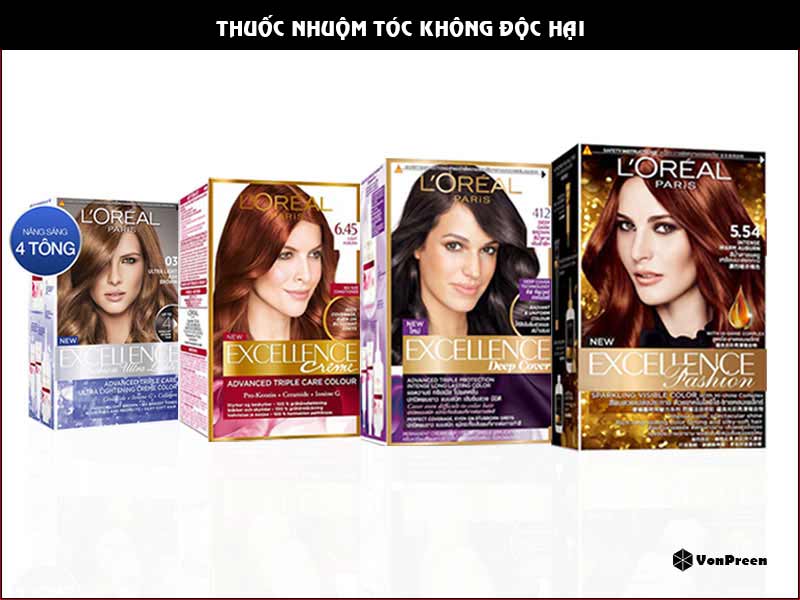 Thuốc nhuộm tóc nào không độc hại - Loreal