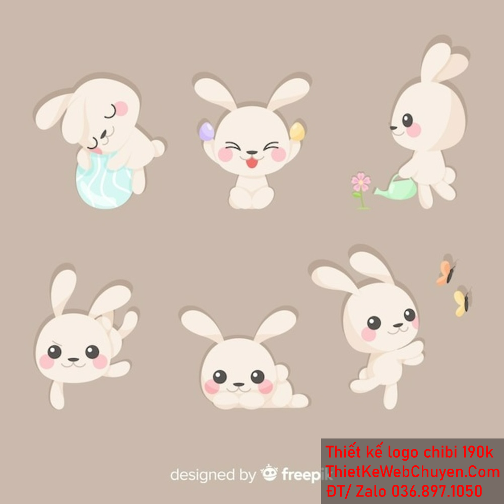 Con Thỏ Chibi: Sự Kết Hợp Tuyệt Vời giữa Dễ Thương và Sáng Tạo