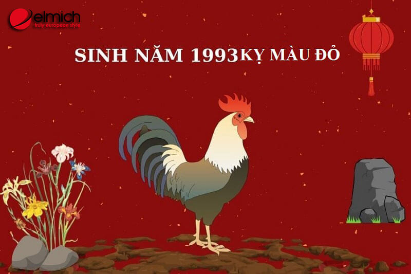 Hình 4: Màu đỏ - Màu sắc thuộc hành Hỏa kỵ người sinh năm 1993