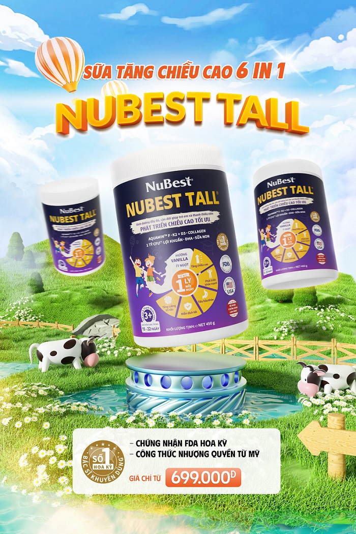 sữa bột nubest tall 6in1