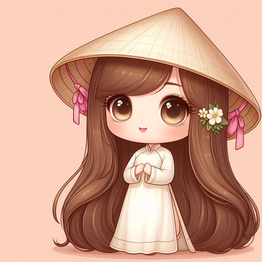 Ảnh avatar nữ đáng yêu chibi