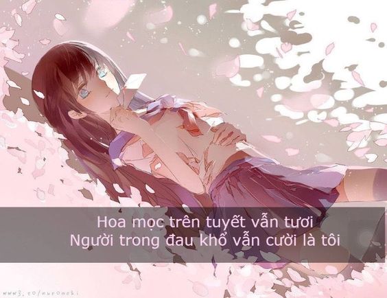 Ảnh anime buồn nhưng vẫn cười