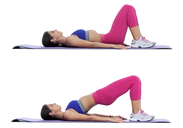 Tư thế cây cầu (Glute Bridge)