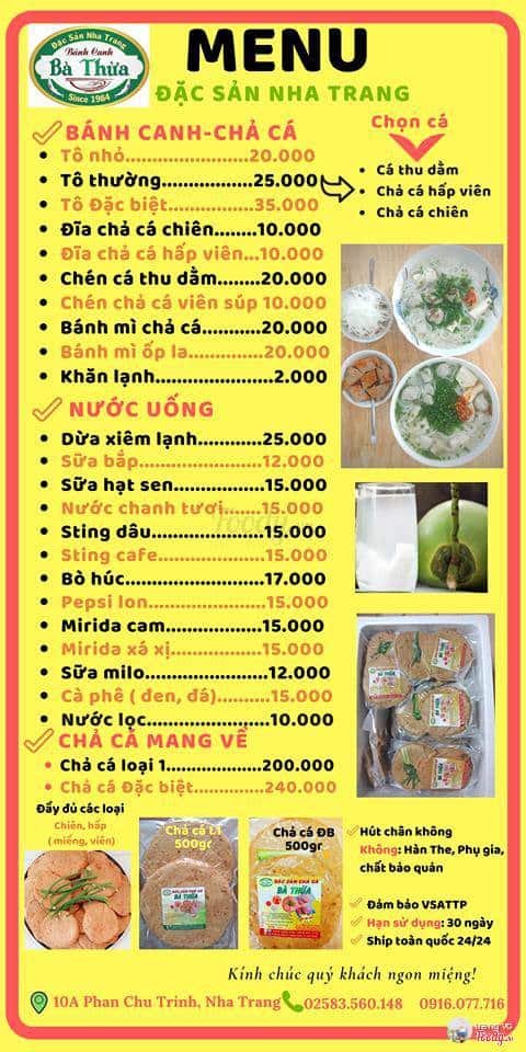 quán bánh canh bà thừa nha trang