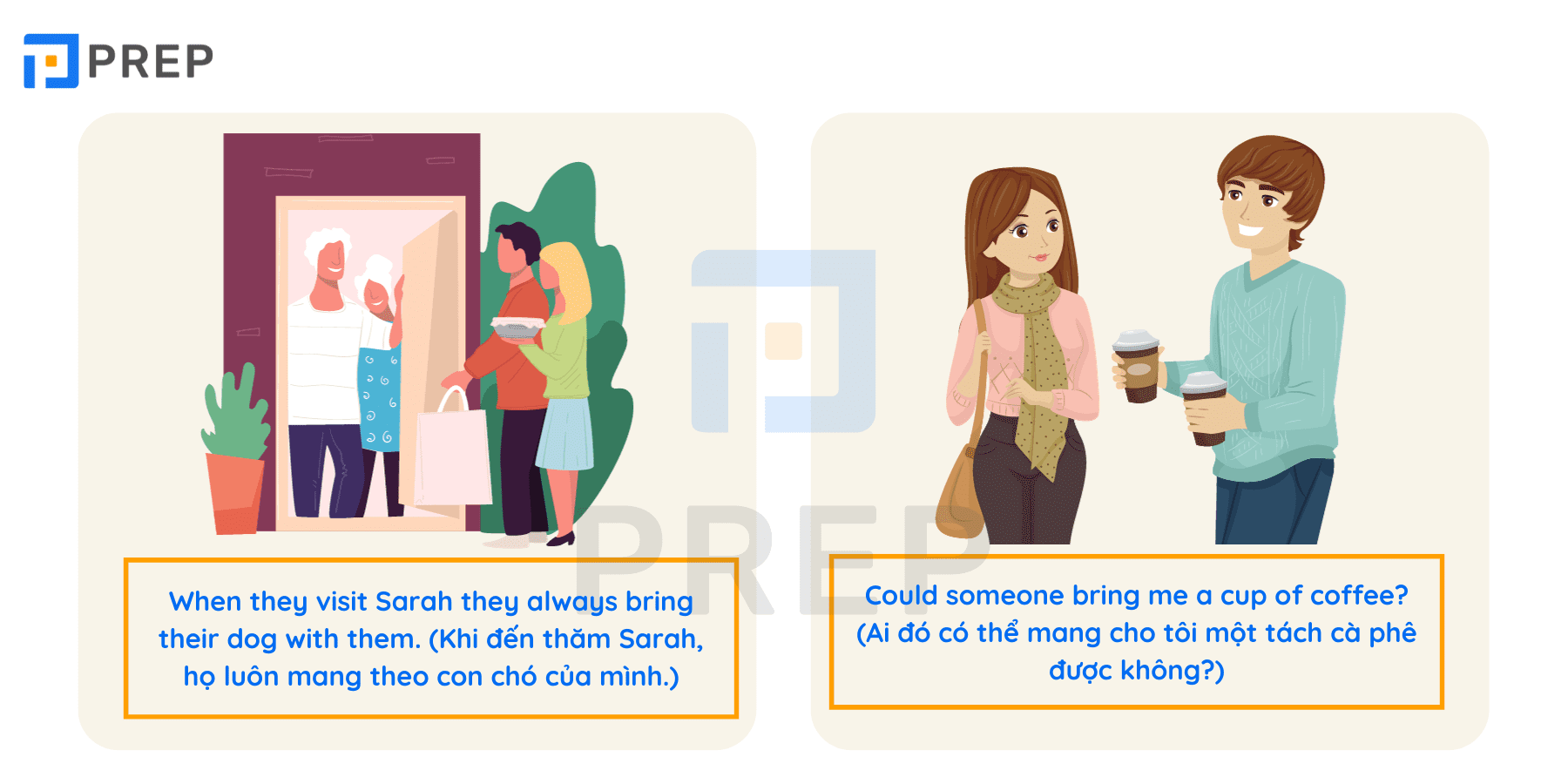 Phrasal verb với Bring - Bring about