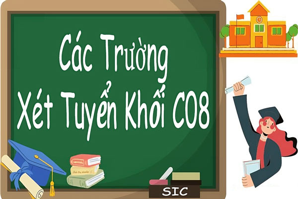 các trường xét tuyển khối c08