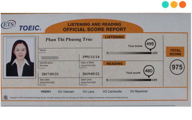 Chứng chỉ tiếng anh TOEIC