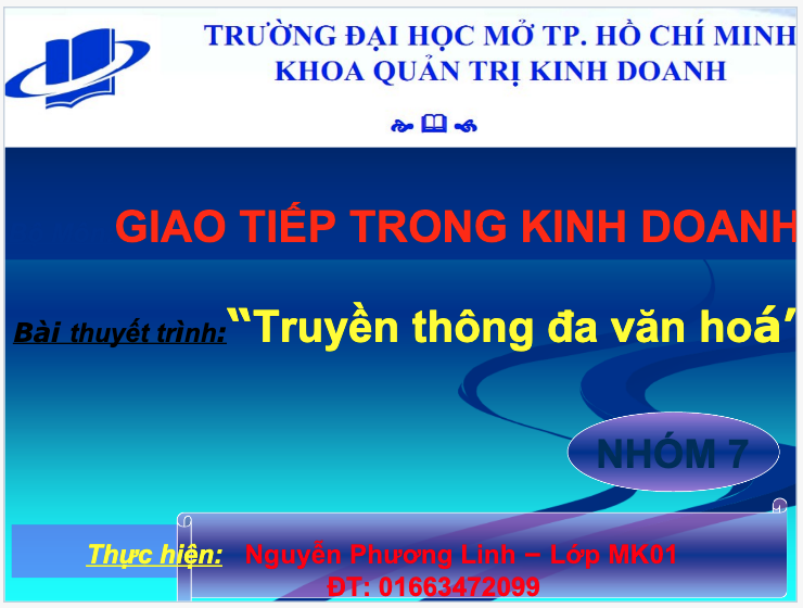 Giao lưu, truyền thống đa văn hóa 