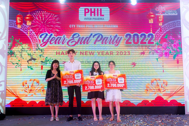 Công ty tổ chức sự kiện META tổ chức sự kiện Year End Party cho công ty Phil Inter Pharma