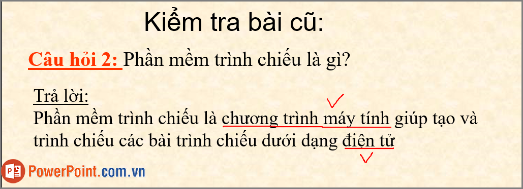 Tùy ý vẽ trên Slide