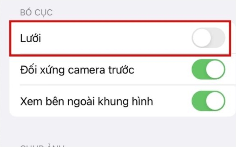 Gạt thanh trượt ngược lại nếu không cần sử dụng nữa