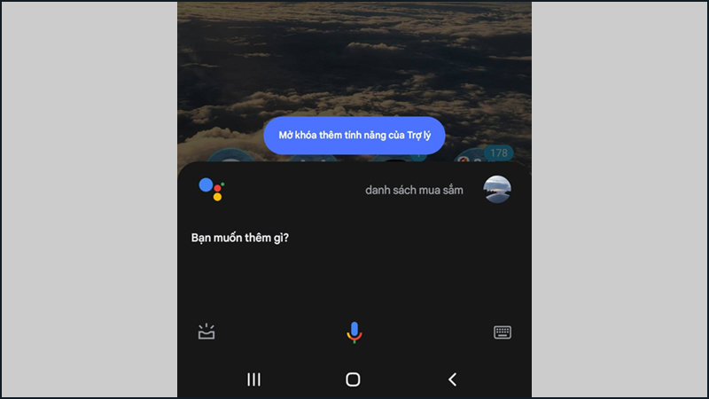 Lập danh sách mua sắm tự động với Google Assistant