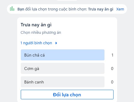 Hướng dẫn: cách xóa bình chọn trên Zalo chi tiết nhất