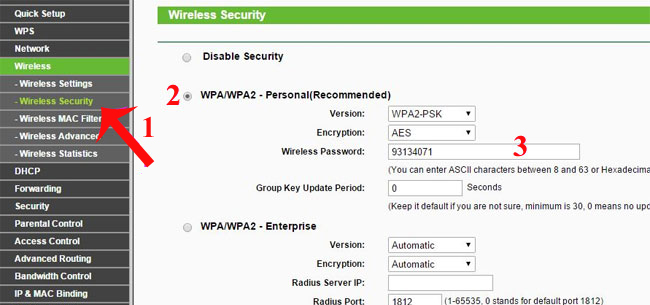 Hướng dẫn đổi pass WiFi TP-Link