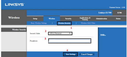 Hướng dẫn đổi mật khẩu WiFi Linksys