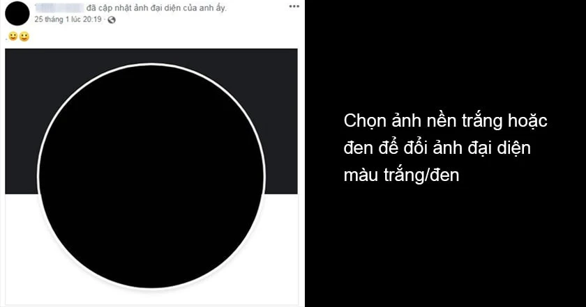 tìm một tấm ảnh màu đen/trắng sau đó tải ảnh này lên để làm ảnh đại diện Facebook