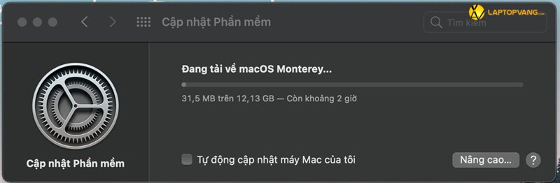 cách cập nhật macbook