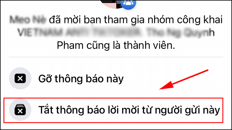 Vào nhóm đã tham gia và bấm Rời khỏi nhóm