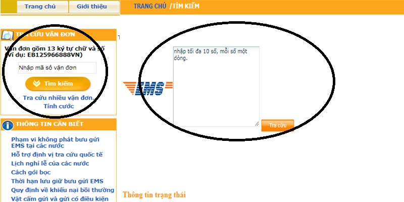 tra cứu vận đơn