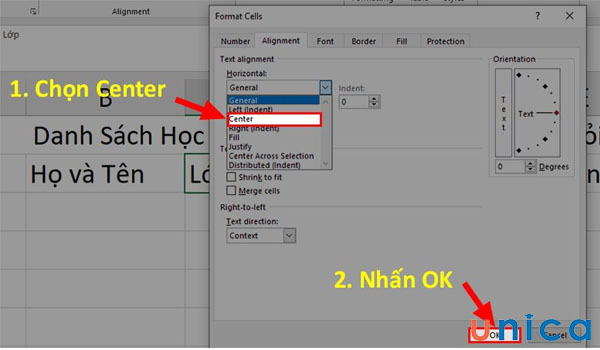 Chọn Format Cells