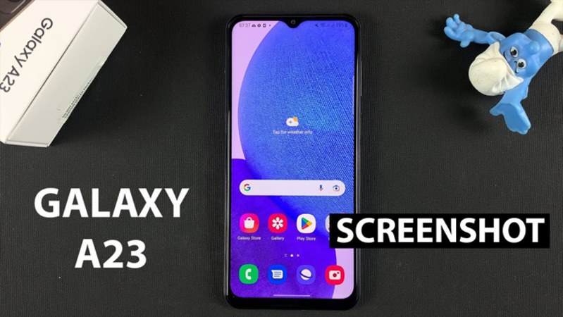 cách chụp màn hình Samsung A23