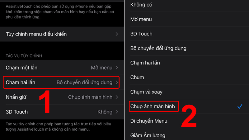 Cách chụp màn hình iPhone