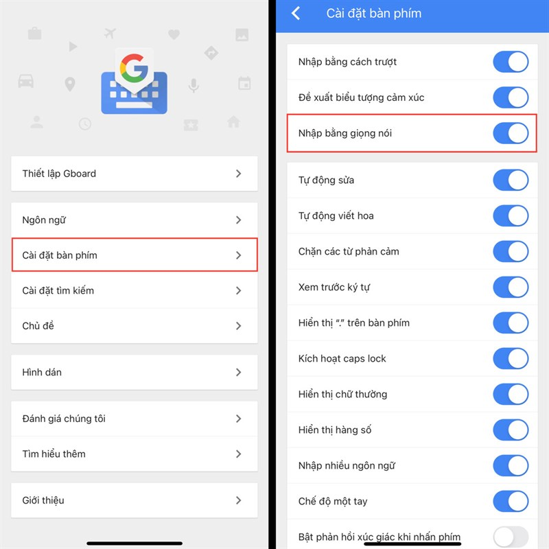 Chuyển giọng nói thành văn bản trên iPhone bằng Gboard 1