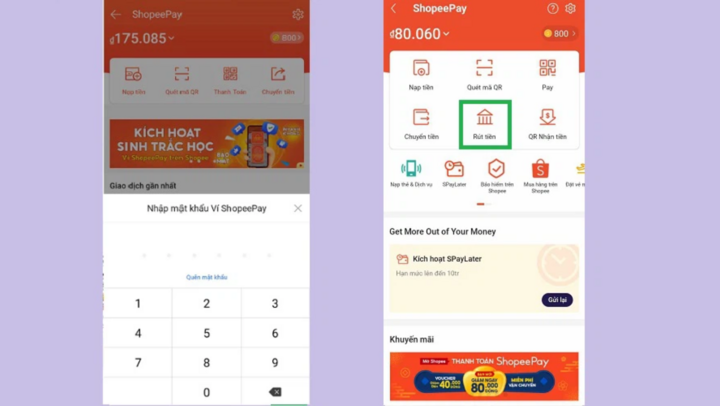 Cách rút tiền từ ShopeePay về tài khoản ngân hàng - 3