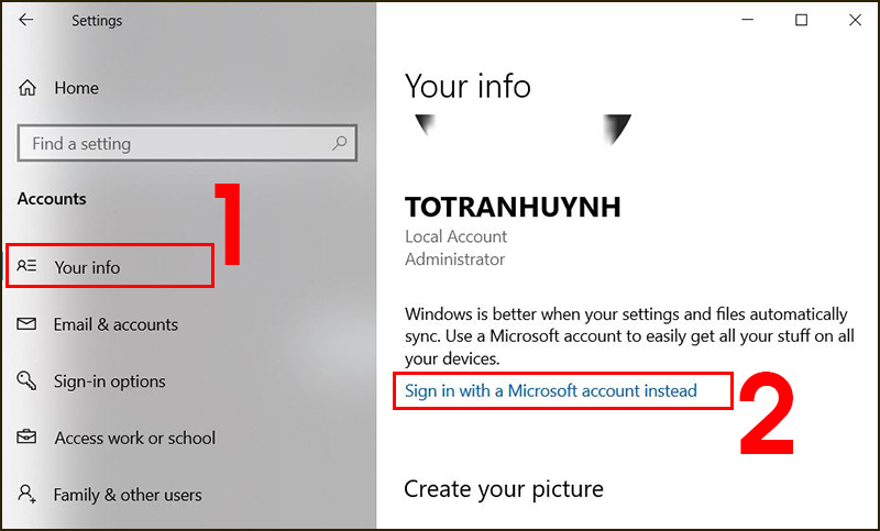 Mở Settings trên máy tính Windows