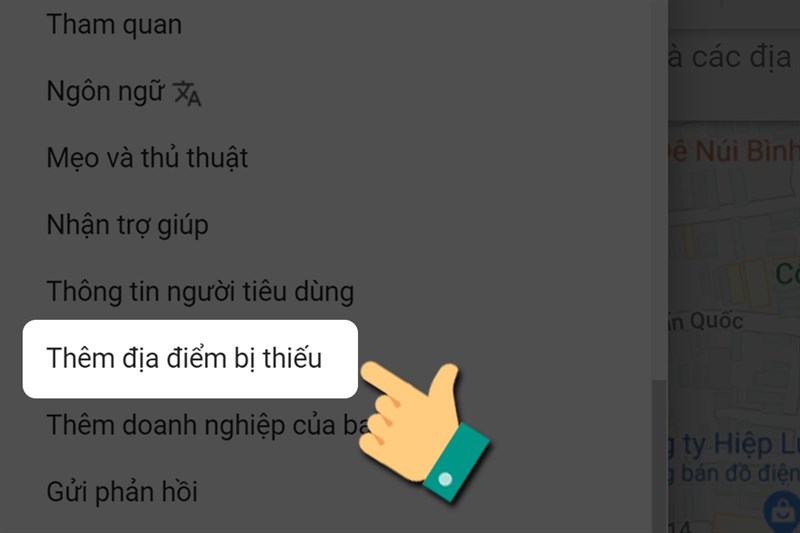 Thêm địa điểm bị thiếu.