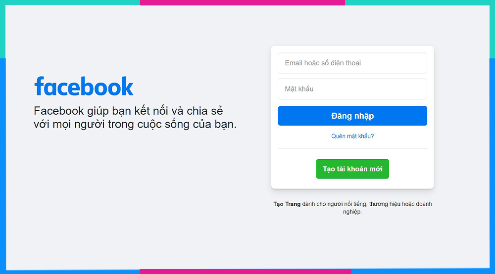 Cài avatar facebook mặc định máy tính B2