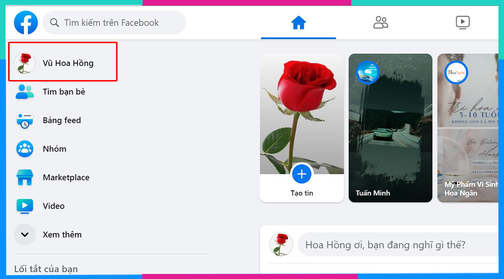 Cài avatar facebook mặc định máy tính B3