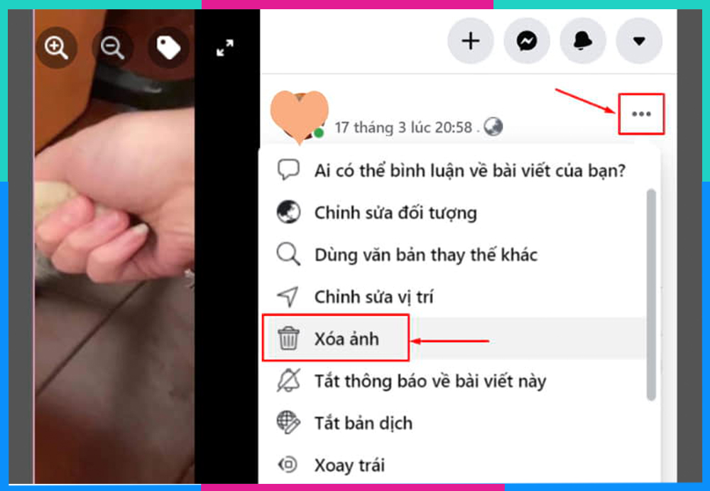 Cài avatar facebook mặc định máy tính B5