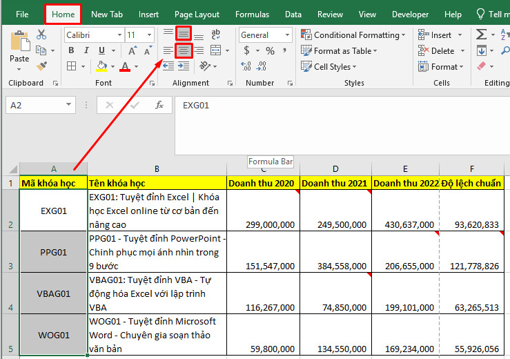 Định dạng ô dạng Accounting