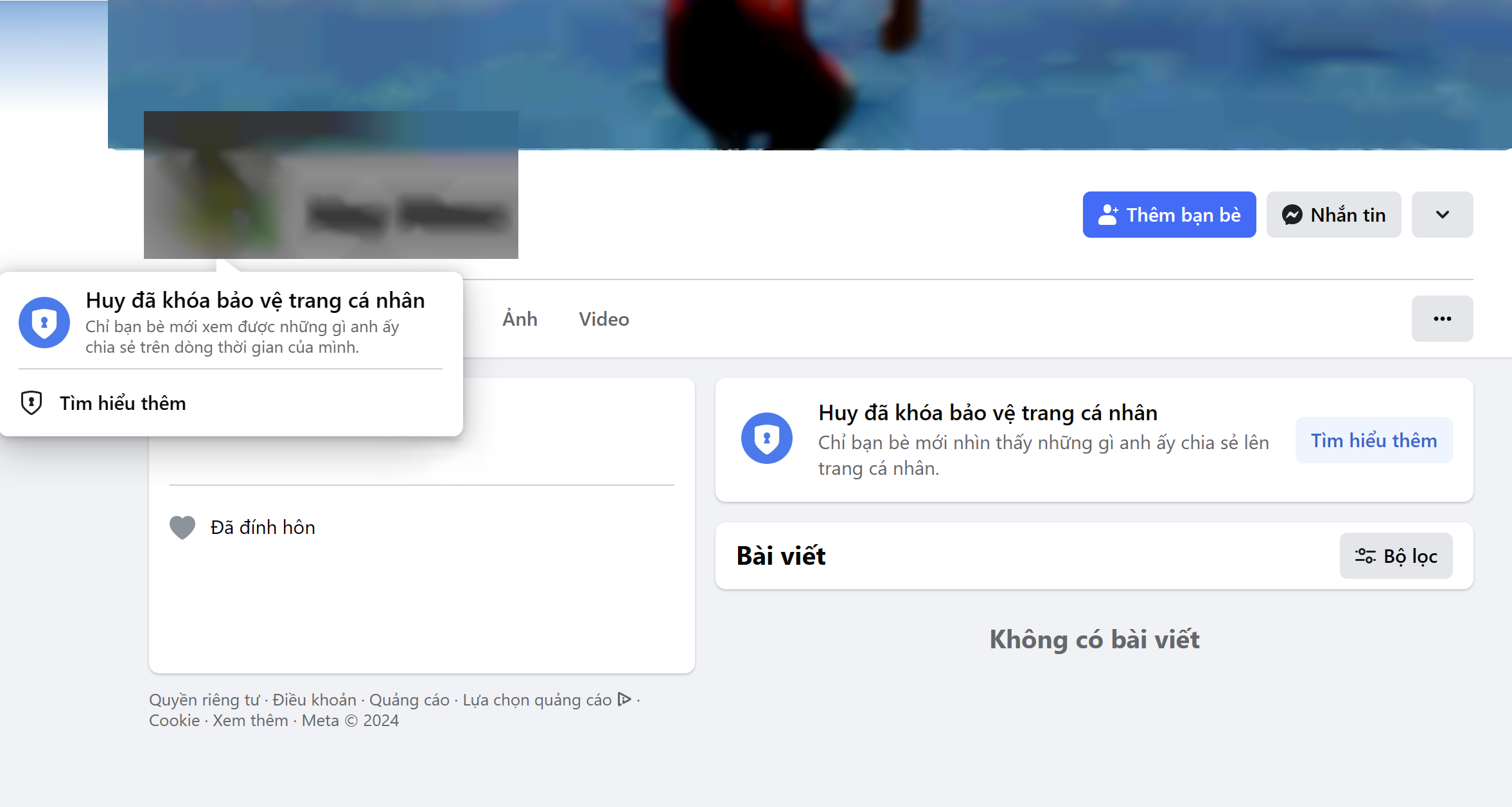 Cách khóa trang cá nhân với người lạ trên Facebook - 5