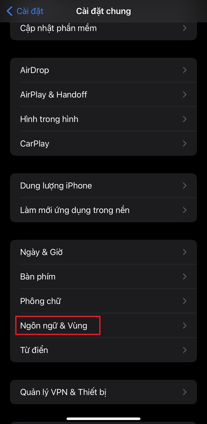 Cách thay đổi ngôn ngữ trên iPhone iOS 16 cực đơn giản