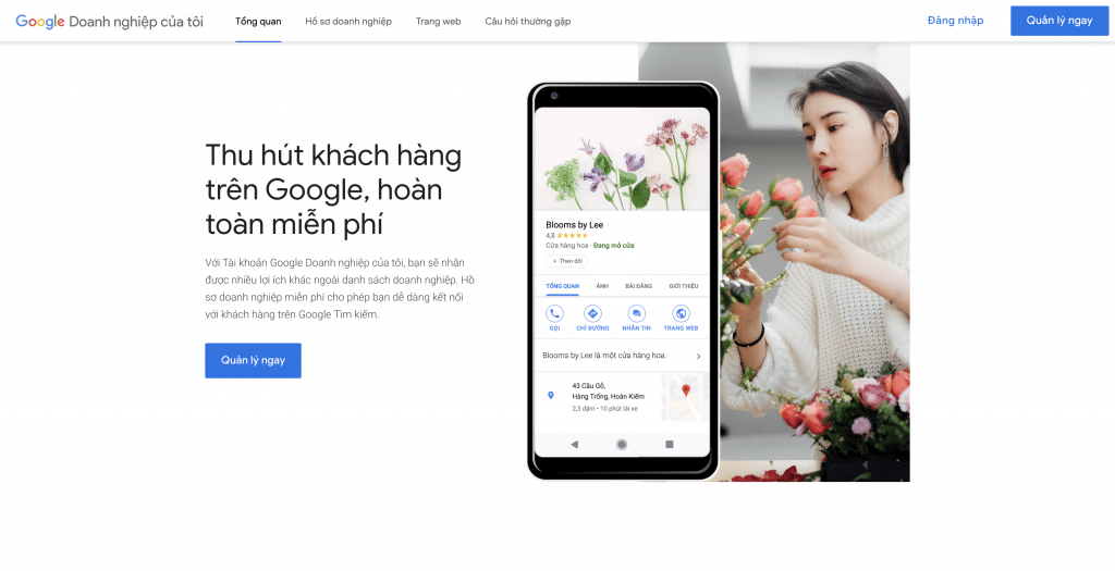 Google doanh nghiệp của tôi