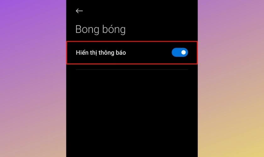 Bật tính năng Bong bóng chat cho Messenger