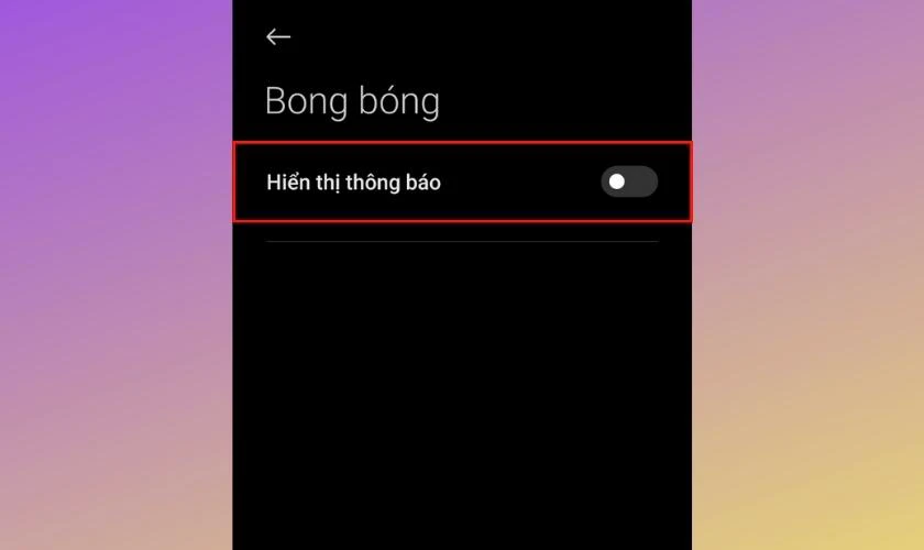 Tắt hiển thị thông báo, bỏ ghim tin nhắn Messenger