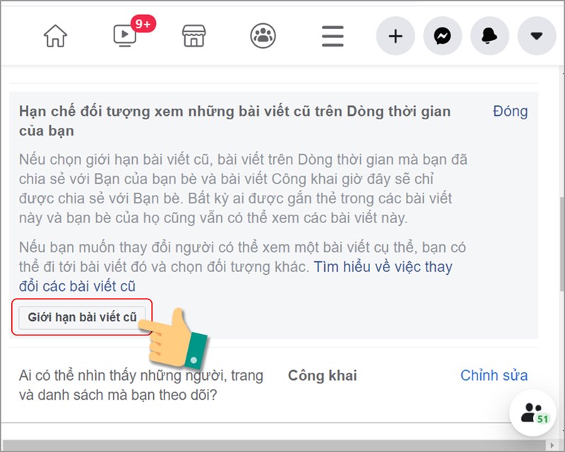 Chọn giới hạn bài viết cũ