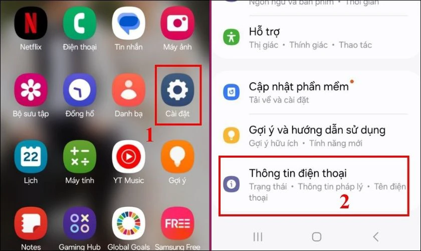 Kiểm tra tình trạng pin của điện thoại Samsung cũ