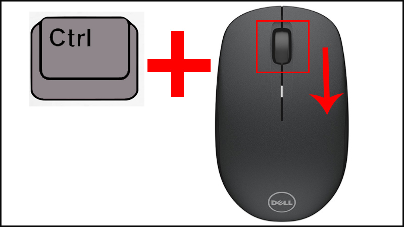 Nhấn Ctrl + Nút cộng