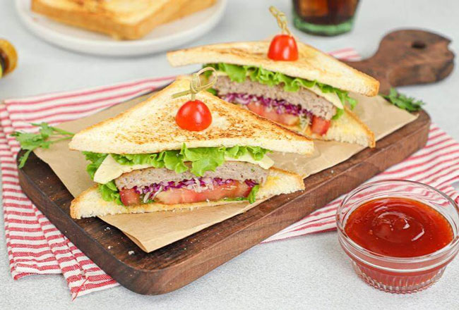 nguyên liệu làm sandwich trứng pate gan