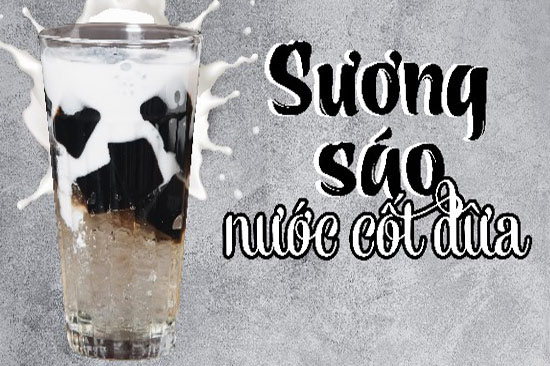 chè sương sáo nước dừa