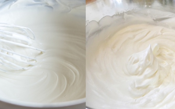 Whipping Cream hình dạng sệt sệt trông béo như hình