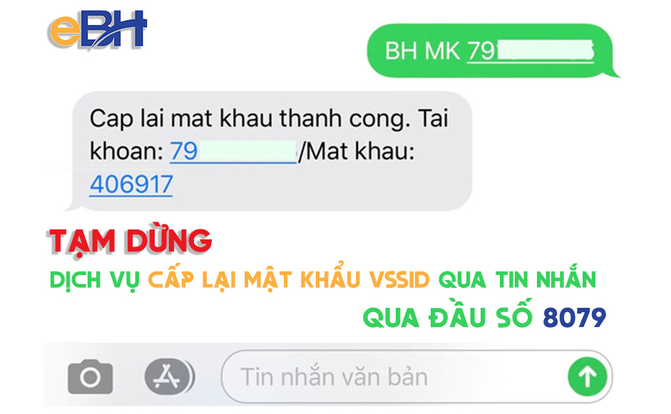 Tạm dừng dịch vụ cấp lại mật khẩu VssID qua tin nhắn