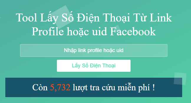 Tìm số điện thoại tài khoản Facebook với marketingtool.top