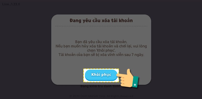 Khôi phục tài khoản